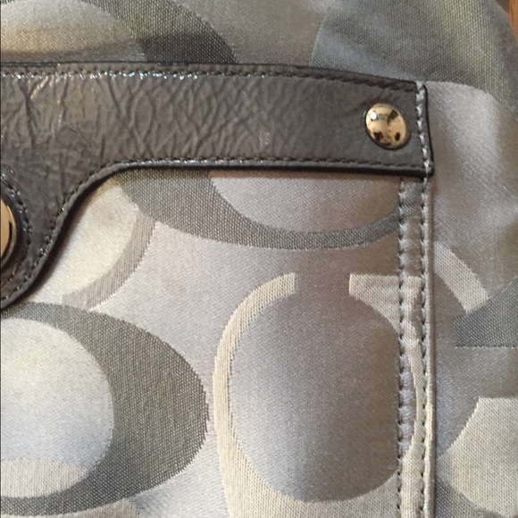 Coach Signature C Sateen & Leather Crossbody Bag - Picture 5 of 5